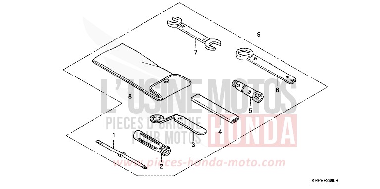 OUTILS de SCV 100 Lead RADIANT RED METALLIC (R218) de 2003